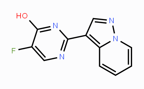 CAS No. 1331768-96-7, 5-Fluoro-2-(pyrazolo[1,5-a]pyridin-3-yl)pyrimidin-4-ol