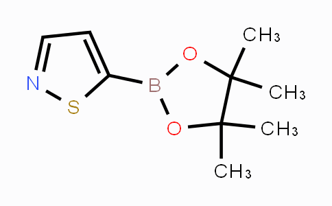 CAS No. 1045809-78-6, 5-(4,4,5,5-Tetramethyl-1,3,2-dioxaborolan-2-yl)isothiazole