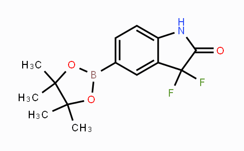 CAS No. 1613639-41-0, 3,3-Difluoro-5-(4,4,5,5-tetramethyl-1,3,2-dioxaborolan-2-yl)indolin-2-one
