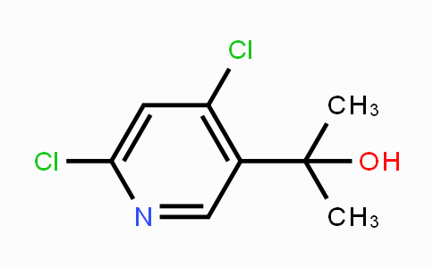 CAS No. 1801335-00-1, 2-(4,6-Dichloropyridin-3-yl)propan-2-ol
