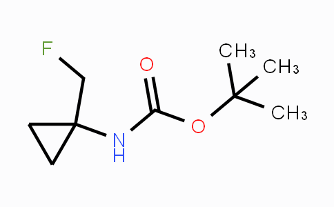 CAS No. 1935385-93-5, tert-Butyl (1-(fluoromethyl)cyclopropyl)carbamate