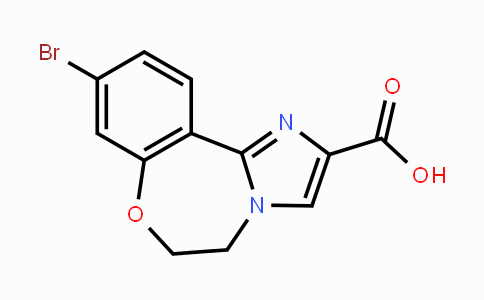 CAS No. 1282516-74-8, 9-Bromo-5,6-dihydrobenzo[f]imidazo[1,2-d][1,4]oxazepine-2-carboxylic acid