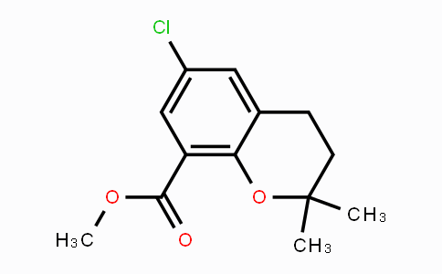 CAS No. 1350761-46-4, Methyl 6-chloro-2,2-dimethylchroman-8-carboxylate