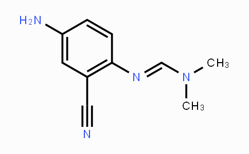 CAS No. 194423-17-1, (E)-N'-(4-Amino-2-cyanophenyl)-N,N-dimethylformimidamide