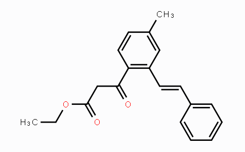 CAS No. 1951458-59-5, (E)-Ethyl 3-(4-methyl-2-styrylphenyl)-3-oxopropanoate