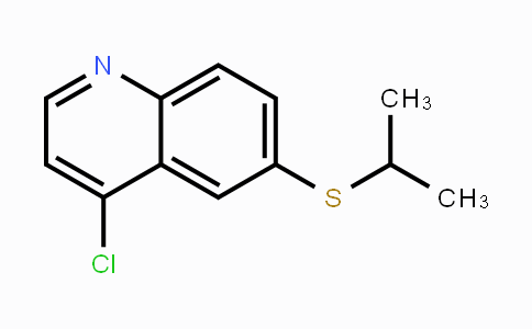 CAS No. 1912423-48-3, 4-Chloro-6-(isopropylthio)quinoline