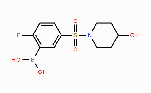 CAS No. 1704096-91-2, (2-Fluoro-5-((4-hydroxypiperidin-1-yl)sulfonyl)phenyl)boronic acid