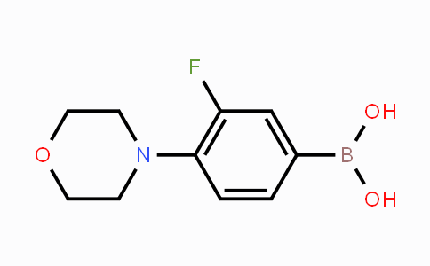 CAS No. 279262-09-8, (3-Fluoro-4-morpholinophenyl)boronic acid