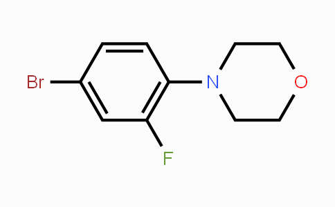 CAS No. 513068-89-8, 4-(4-Bromo-2-fluorophenyl)morpholine
