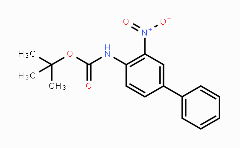 CAS No. 335254-77-8, tert-Butyl (3-nitro-[1,1'-biphenyl]-4-yl)carbamate