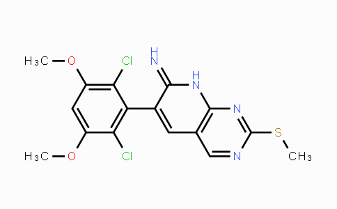CAS No. 1637713-30-4, 6-(2,6-Dichloro-3,5-dimethoxyphenyl)-2-(methylthio)pyrido[2,3-d]pyrimidin-7(8H)-imine