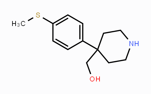 CAS No. 1673527-17-7, (4-(4-(Methylthio)phenyl)piperidin-4-yl)methanol