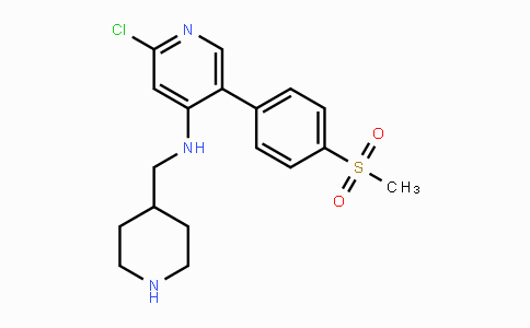 CAS No. 2208654-76-4, 2-Chloro-5-(4-(methylsulfonyl)phenyl)-N-(piperidin-4-ylmethyl)pyridin-4-amine