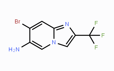 CAS No. 2091897-13-9, 7-Bromo-2-(trifluoromethyl)imidazo[1,2-a]pyridin-6-amine