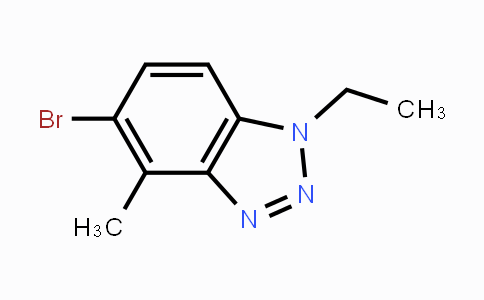 CAS No. 1799974-74-5, 5-Bromo-1-ethyl-4-methyl-1H-benzo[d][1,2,3]triazole