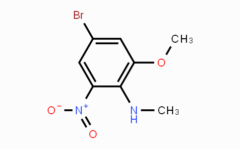 CAS No. 1799973-80-0, 4-Bromo-2-methoxy-N-methyl-6-nitroaniline