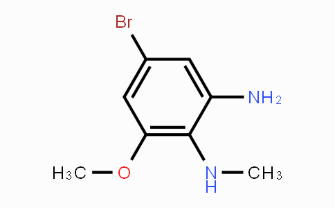 CAS No. 1799973-81-1, 4-Bromo-6-methoxy-N1-methylbenzene-1,2-diamine