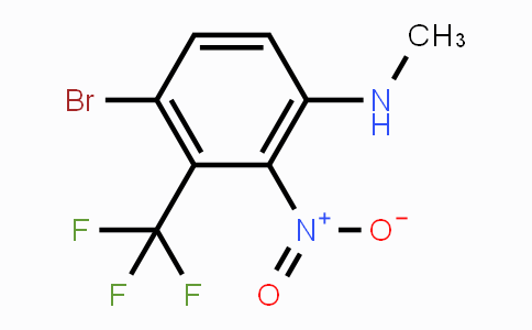CAS No. 1799976-87-6, 4-Bromo-N-methyl-2-nitro-3-(trifluoromethyl)aniline