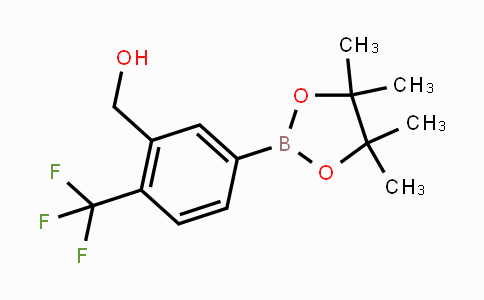 CAS No. 1220219-33-9, (5-(4,4,5,5-Tetramethyl-1,3,2-dioxaborolan-2-yl)-2-(trifluoromethyl)phenyl)methanol