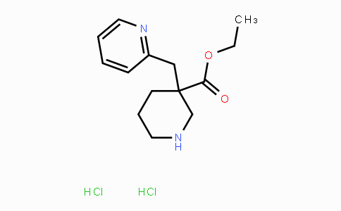 CAS No. 170844-68-5, Ethyl 3-(pyridin-2-ylmethyl)piperidine-3-carboxylate dihydrochloride