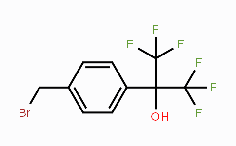 CAS No. 202134-57-4, 2-(4-(Bromomethyl)phenyl)-1,1,1,3,3,3-hexafluoropropan-2-ol