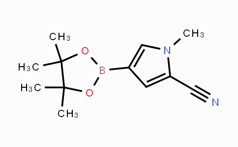 CAS No. 1799628-14-0, 1-Methyl-4-(4,4,5,5-tetramethyl-1,3,2-dioxaborolan-2-yl)-1H-pyrrole-2-carbonitrile