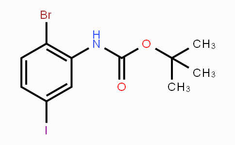 CAS No. 221876-99-9, tert-Butyl (2-bromo-5-iodophenyl)carbamate
