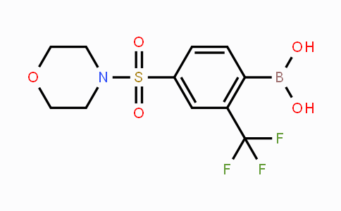 CAS No. 2096332-30-6, 4-(Morpholinosulfonyl)-2-trifluoromethylphenylboronic acid