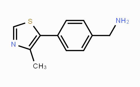CAS No. 1448189-30-7, (4-(4-Methylthiazol-5-yl)phenyl)methanamine