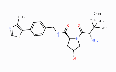 CAS No. 1448297-52-6, (2S,4R)-1-((S)-2-Amino-3,3-dimethylbutanoyl)-4-hydroxy-N-(4-(4-methylthiazol-5-yl)benzyl)pyrrolidine-2-carboxamide