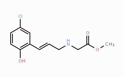CAS No. 1629041-81-1, (E)-Methyl 2-((3-(5-chloro-2-hydroxyphenyl)allyl)amino)acetate