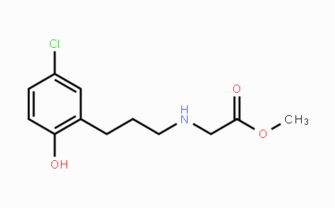 CAS No. 1629041-82-2, Methyl 2-((3-(5-chloro-2-hydroxyphenyl)propyl)amino)acetate