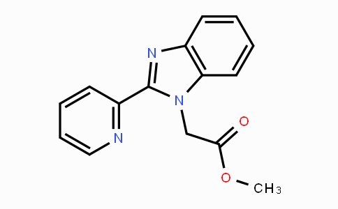 CAS No. 74356-96-0, Methyl 2-(2-(pyridin-2-yl)-1H-benzo[d]imidazol-1-yl)acetate