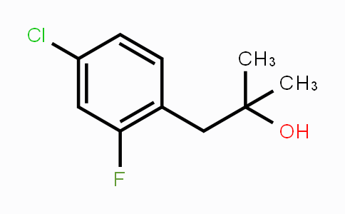 CAS No. 1599828-64-4, 1-(4-Chloro-2-fluorophenyl)-2-methylpropan-2-ol