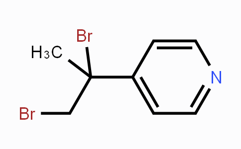 CAS No. 1331964-55-6, 4-(1,2-Dibromopropan-2-yl)pyridine