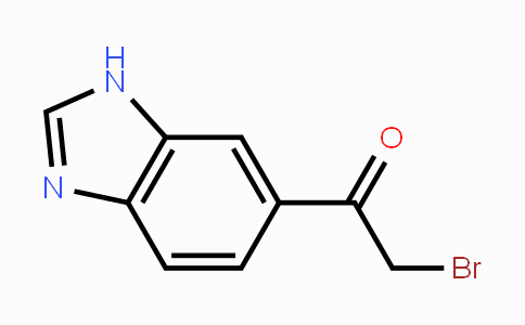 CAS No. 124663-08-7, 1-(3H-Benzoimidazol-5-yl)-2-bromoethanone