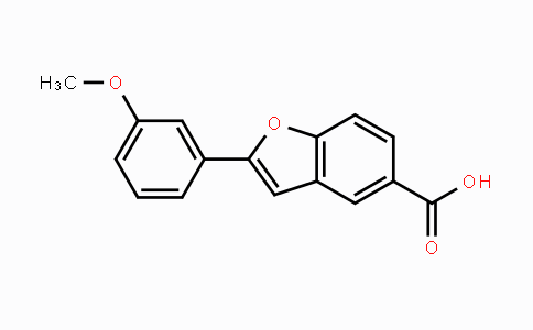 CAS No. 1154060-66-8, 2-(3-Methoxyphenyl)-benzofuran-5-carboxylic acid
