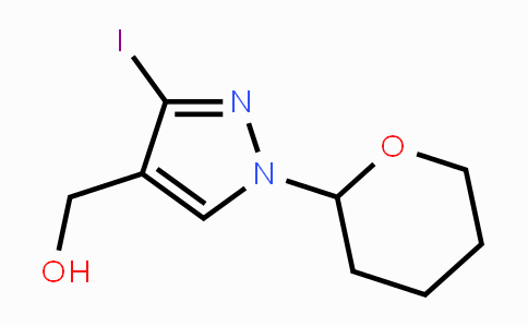 CAS No. 1627924-18-8, [3-Iodo-1-(tetrahydropyran-2-yl)-1H-pyrazol-4-yl]-methanol