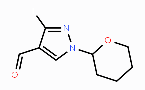 CAS No. 1627924-19-9, 3-Iodo-1-(tetrahydropyran-2-yl)-1H-pyrazole-4-carbaldehyde