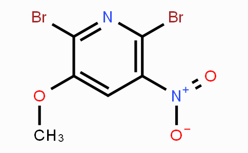 CAS No. 79491-46-6, 2,6-Dibromo-3-methoxy-5-nitropyridine