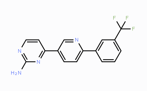 CAS No. 2088942-47-4, 4-[6-(3-Trifluoromethylphenyl)-pyridin-3-yl]-pyrimidin-2-ylamine