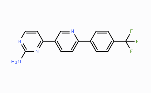 CAS No. 1360951-54-7, 4-[6-(4-Trifluoromethylphenyl)-pyridin-3-yl]-pyrimidin-2-ylamine