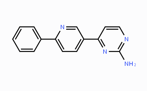CAS No. 1048004-08-5, 4-(6-Phenylpyridin-3-yl)-pyrimidin-2-ylamine