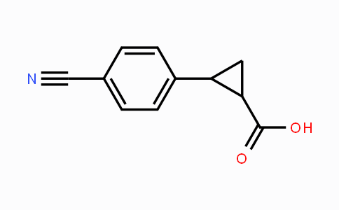 CAS No. 1157138-40-3, 2-(4-Cyanophenyl)cyclopropane-1-carboxylic acid