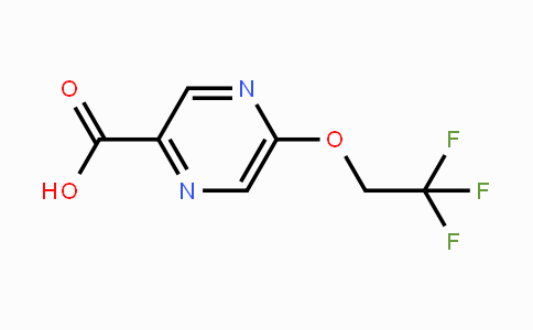 CAS No. 1174323-36-4, 5-(2,2,2-Trifluoroethoxy)pyrazine-2-carboxylic acid