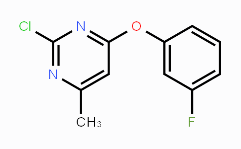 CAS No. 1247753-40-7, 2-Chloro-4-(3-fluorophenoxy)-6-methylpyrimidine