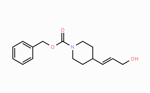 CAS No. 1334681-27-4, trans-4-(3-Hydroxypropenyl)piperidine-1-carboxylic acid benzyl ester