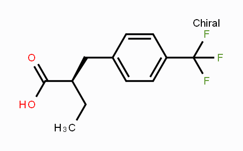 CAS No. 1607004-49-8, (2R)-2-[[4-(Trifluoromethyl)phenyl]methyl]butanoic acid