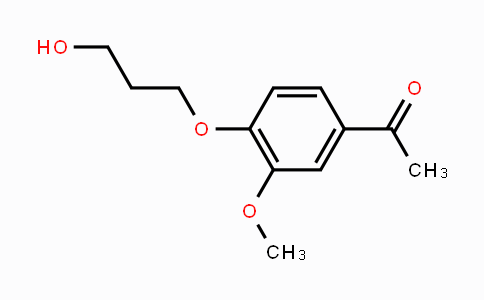 CAS No. 207298-39-3, 1-[4-(3-Hydroxypropoxy)-3-methoxyphenyl]ethanone