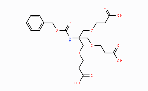 CAS No. 200133-16-0, 3-[2-Benzyloxycarbonylamino-3-(2-carboxy-ethoxy)-2-(2-carboxy-ethoxymethyl)-propoxy]-propionic acid